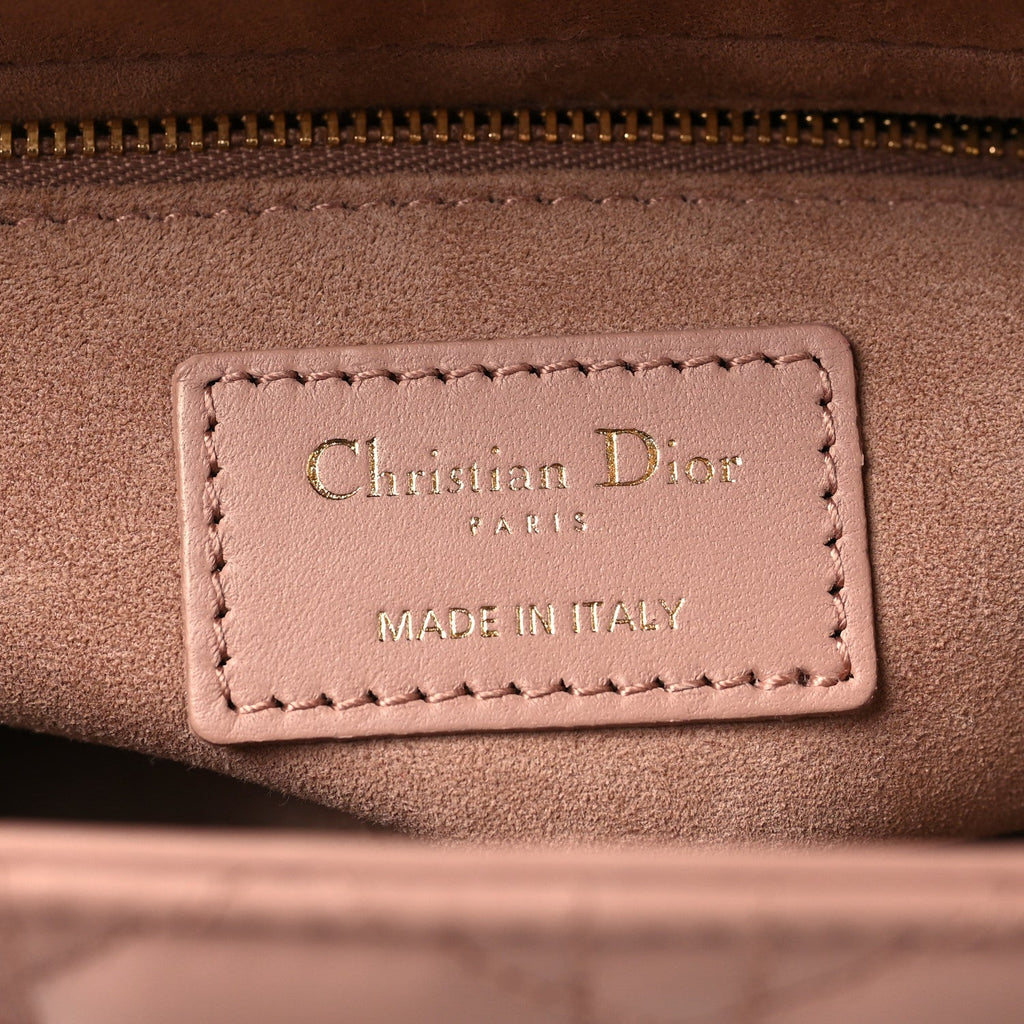Lambskin Cannage Medium Lady Dior Fard wholesalehk.shop