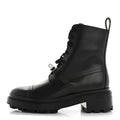 Glossed Calfskin Funk Ankle Boots 36 Black wholesalehk.shop