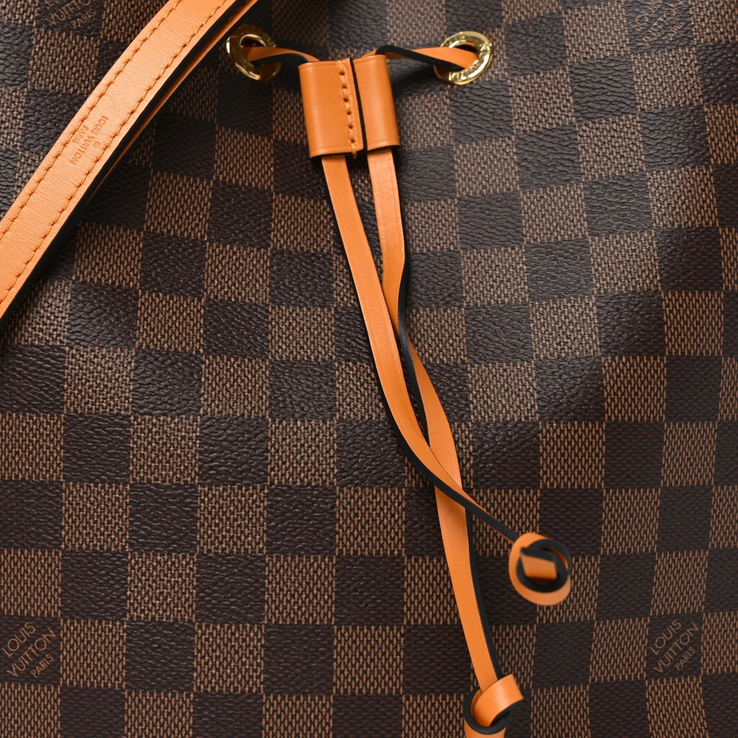 Damier Ebene Neonoe MM Safran £¨ Direct shipment via from wholesalehk.shop
