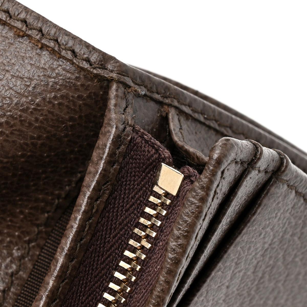 GG Supreme Monogram Web Ophidia Small Wallet Beige Dark Brown Beige Dark Brown wholesalehk.shop