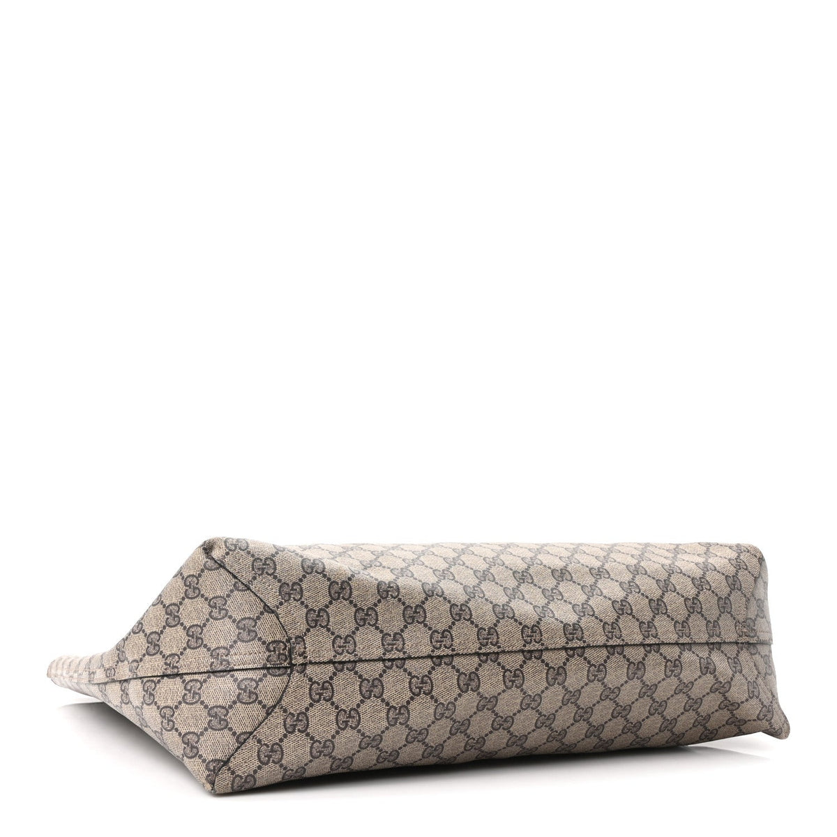 GG Supreme Monogram Large Reversible Tote Beige Black wholesalehk.shop