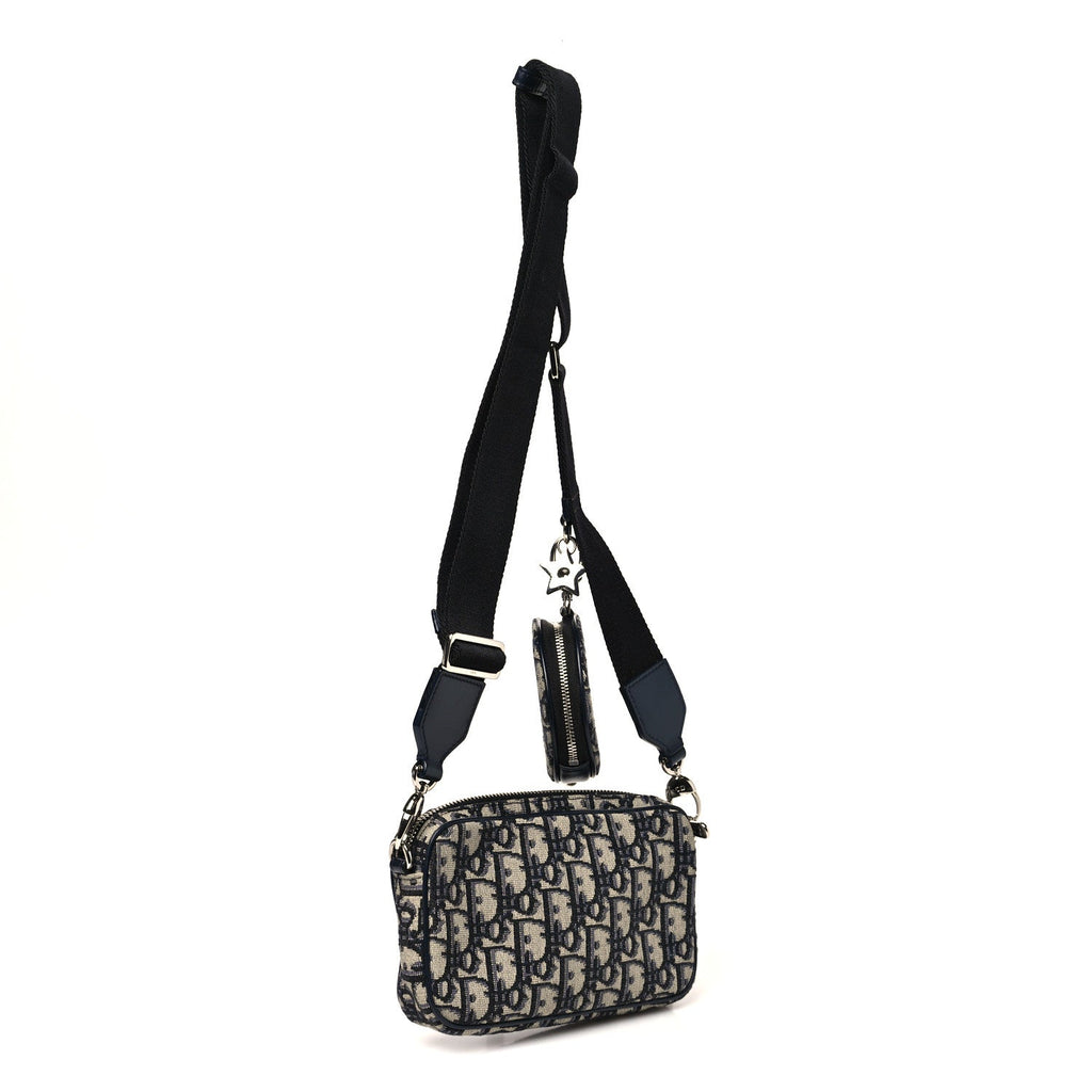 Oblique Calfskin Small Kids' Multifunctional Bag Beige Black wholesalehk.shop