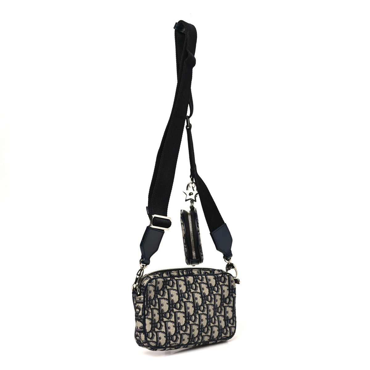 Oblique Calfskin Small Kids' Multifunctional Bag Beige Black wholesalehk.shop