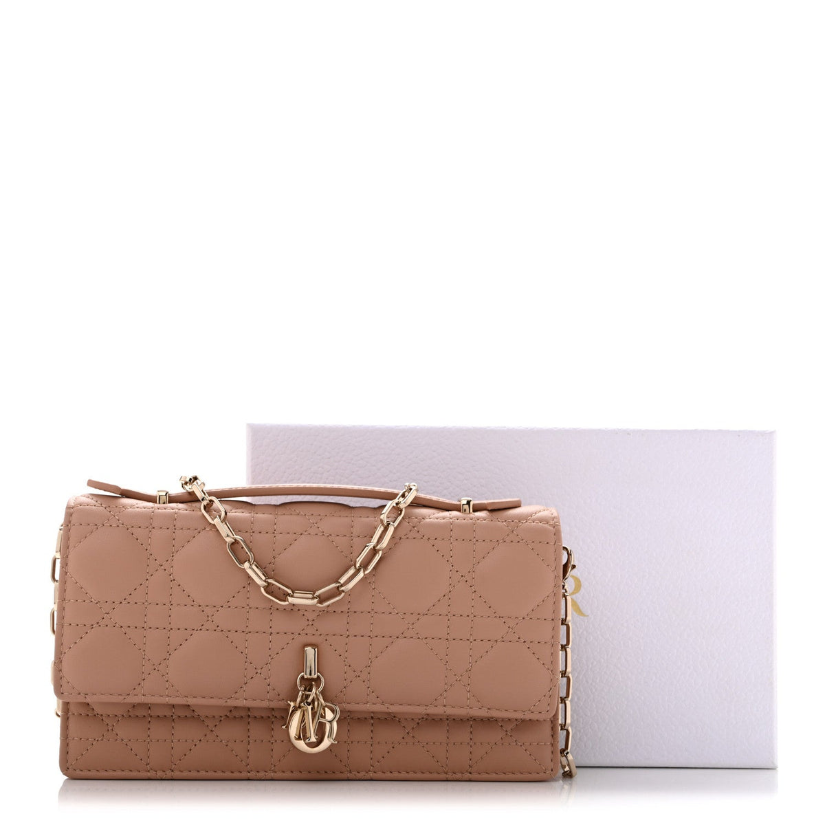 Lambskin Cannage Mini My Dior Bag Rose Des Vents wholesalehk.shop