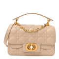 Lambskin Cannage Small Jolie Top Handle Bag Powder Beige Latte wholesalehk.shop