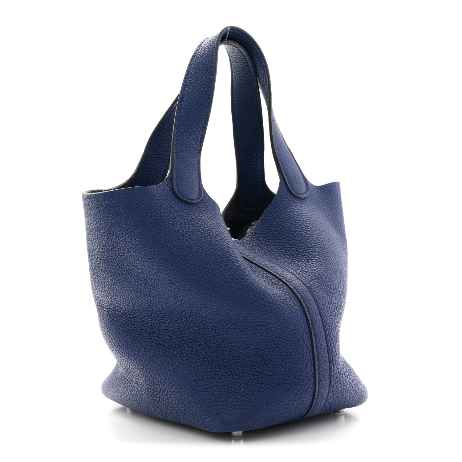 Taurillon Clemence Picotin Lock 18 PM Bleu Saphir £¨ Direct shipment via from wholesalehk.shop