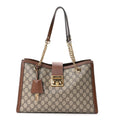 GG Supreme Monogram Medium Padlock Tote Beige Cuir £¨ Direct shipment via from wholesalehk.shop