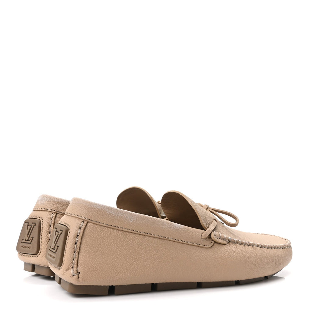 Calfskin LV Driver Moccasin Loafers 10 Beige £¨ Direct shipment via from wholesalehk.shop