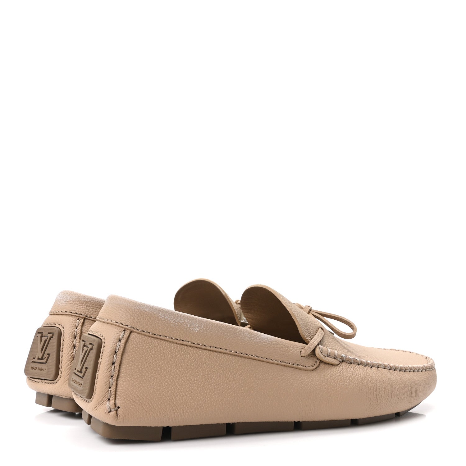 Calfskin LV Driver Moccasin Loafers 10 Beige £¨ Direct shipment via from wholesalehk.shop