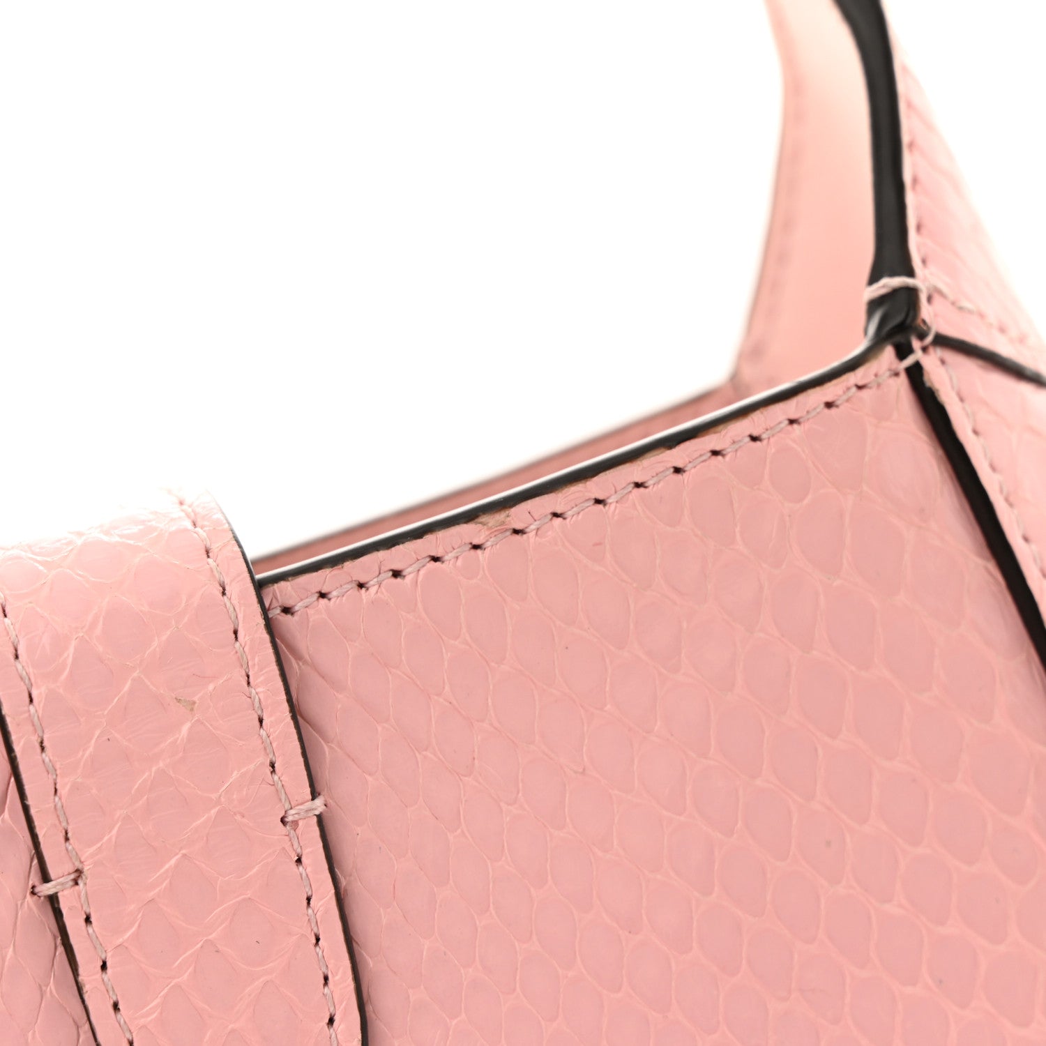 Snakeskin Mini Jackie Notte Bag Pink £¨ Direct shipment via from wholesalehk.shop