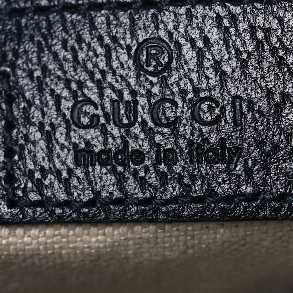 GG Supreme Monogram Textured Dollar Calfskin Web Studded Mini Ophidia Flap Shoulder Bag Beige Blue wholesalehk.shop