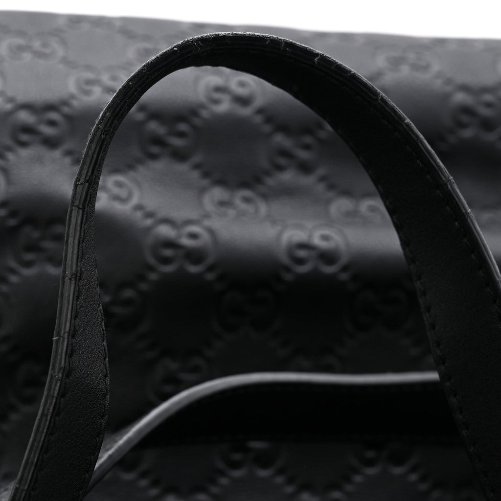 Guccissima Medium Zippered Shopping Tote Black £¨ Direct shipment via from wholesalehk.shop