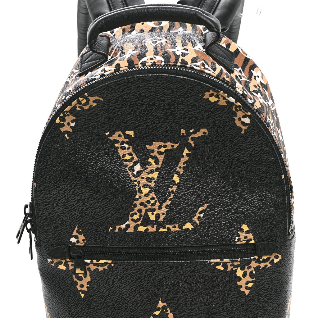 Monogram Giant Jungle Palm Springs Backpack PM Black £¨ Direct shipment via from wholesalehk.shop