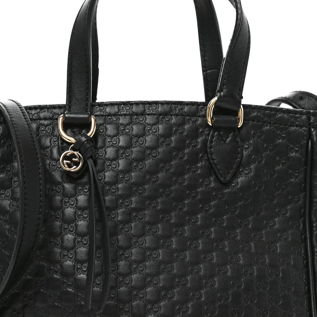 Microguccissima Small Bree Tote Black £¨ Direct shipment via from wholesalehk.shop