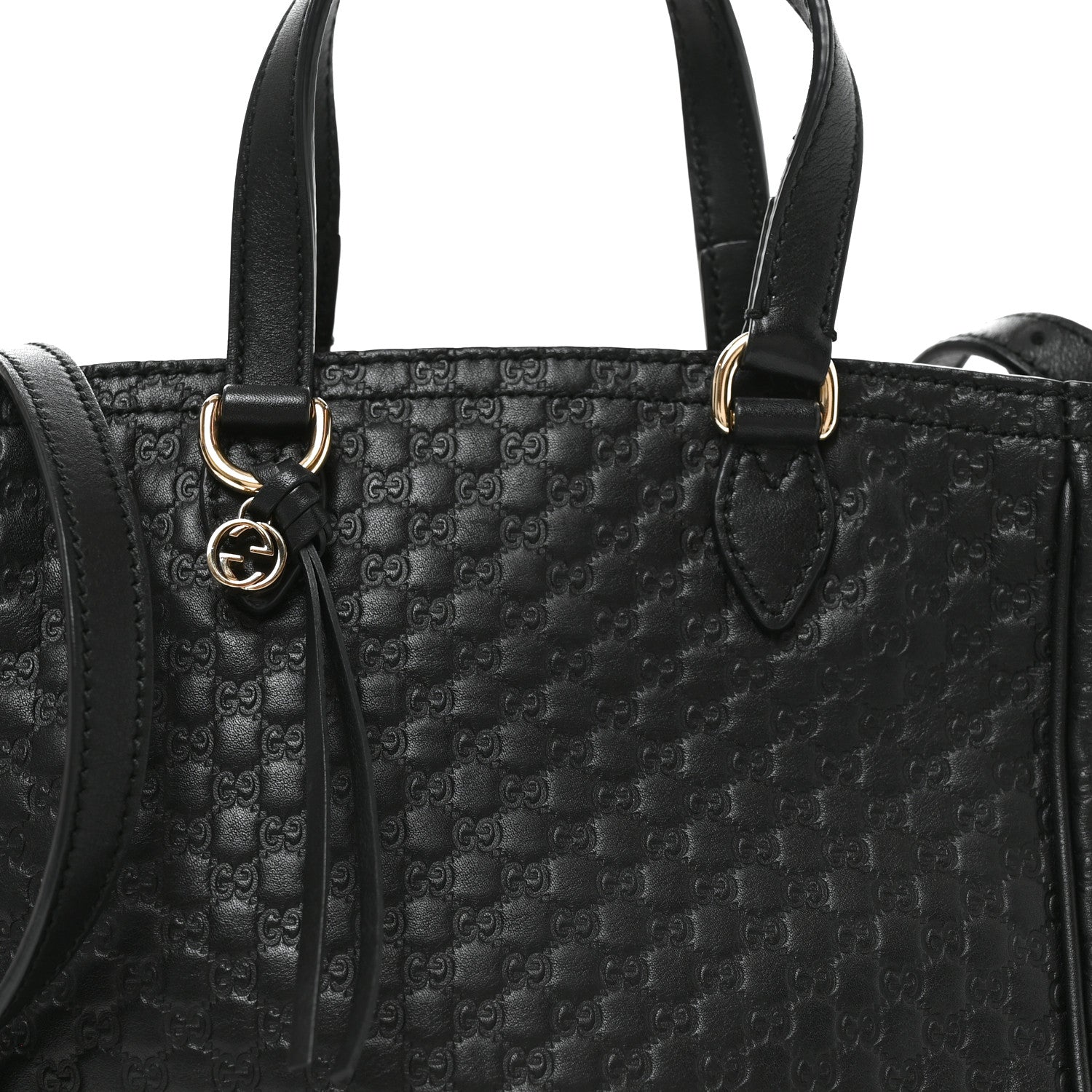 Microguccissima Small Bree Tote Black £¨ Direct shipment via from wholesalehk.shop