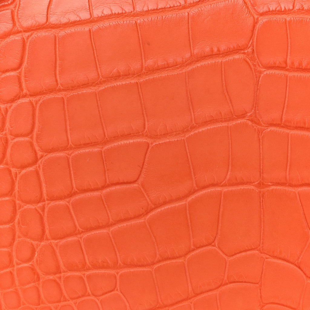Matte Alligator Constance 18 Rouge Indien £¨ Direct shipment via from wholesalehk.shop