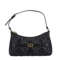 Calfskin Macrocannage Miss Caro Mini Hobo Bag Black wholesalehk.shop