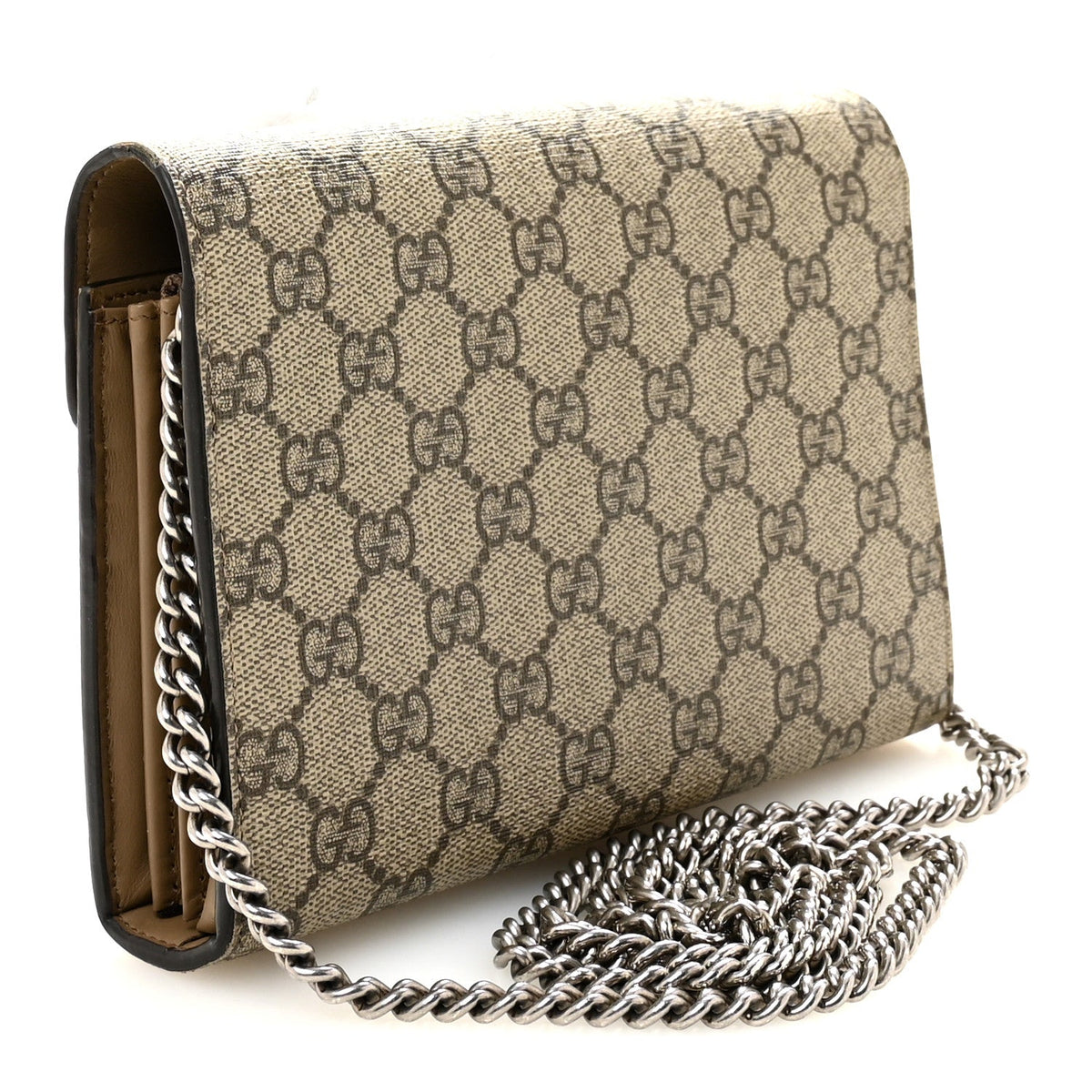 GG Supreme Monogram Mini Dionysus Chain Wallet wholesalehk.shop
