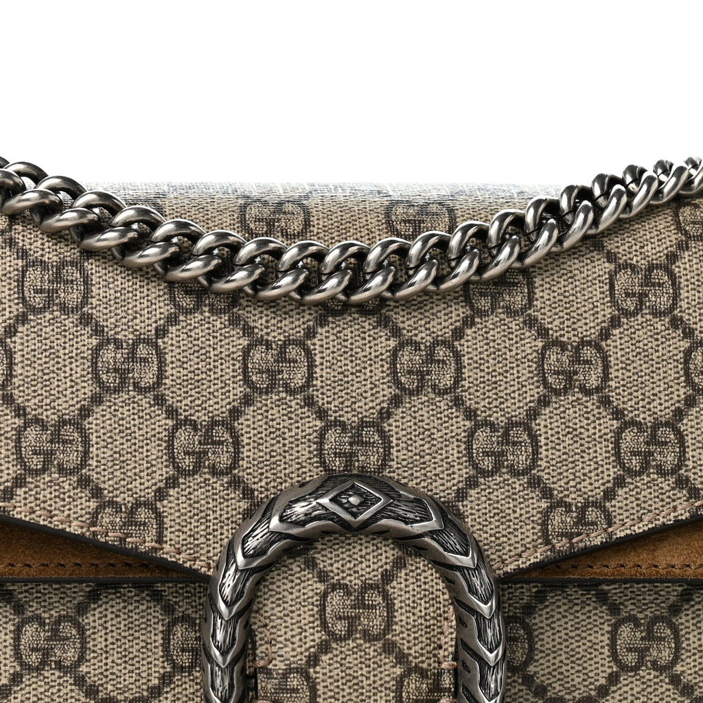 GG Supreme Monogram Small Dionysus Shoulder Bag Taupe wholesalehk.shop