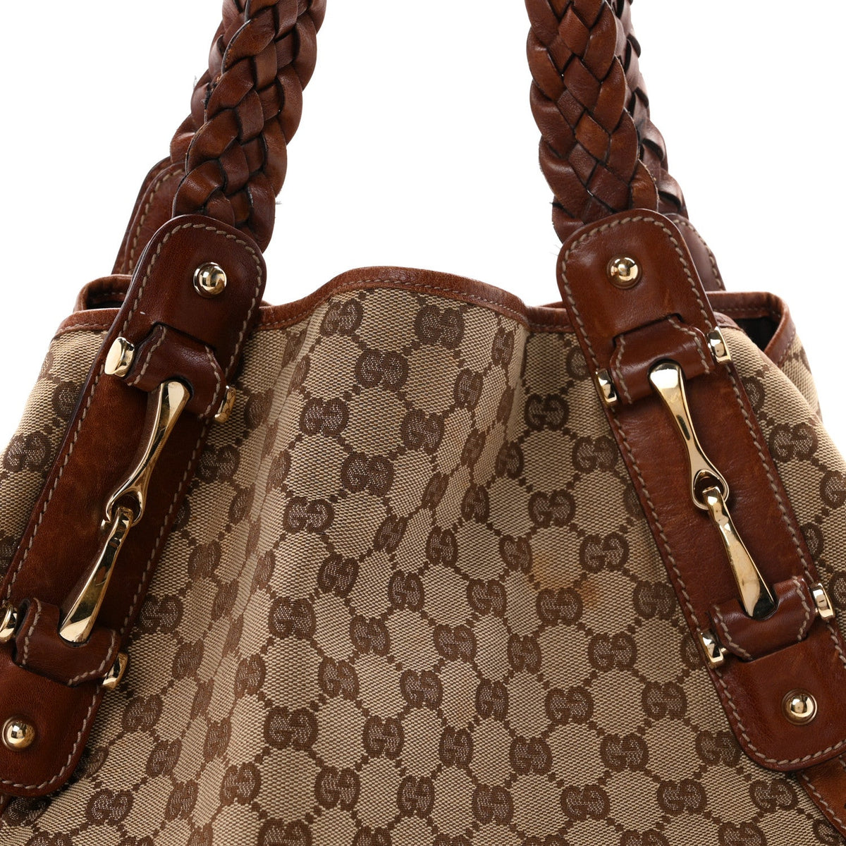 Monogram Medium Pelham Shoulder Bag Brown wholesalehk.shop