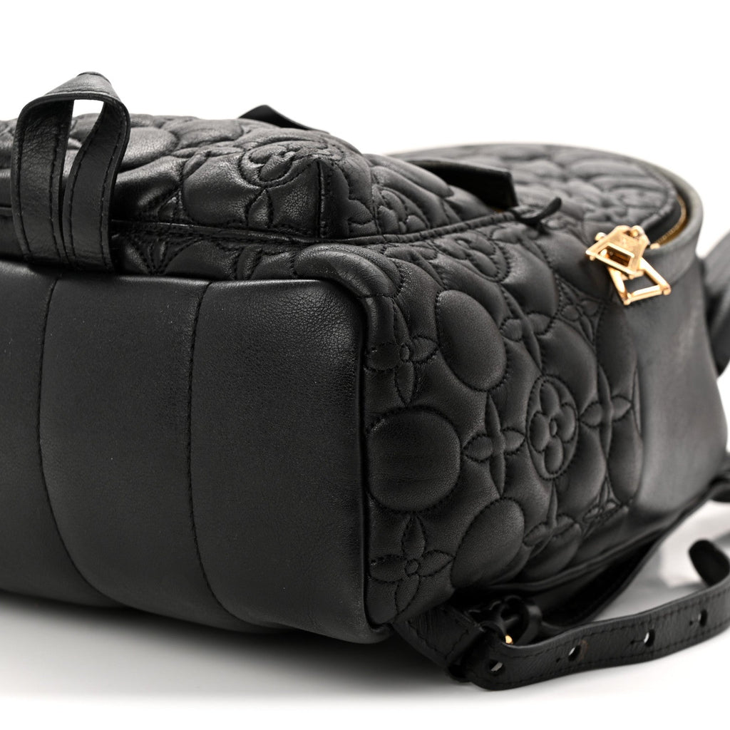 Lambskin Flower Quilted Palm Springs Backpack PM Black £¨ Direct shipment via from wholesalehk.shop