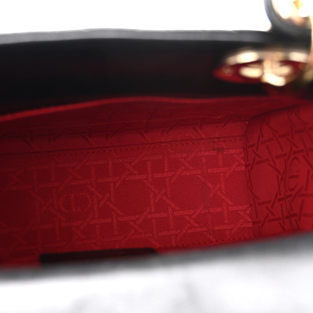 Lambskin Cannage Small My ABCDior Lady Dior Black wholesalehk.shop