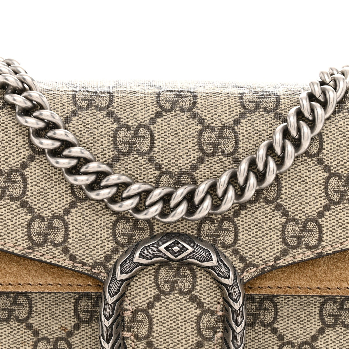 GG Supreme Monogram Mini Dionysus Shoulder Bag Taupe wholesalehk.shop