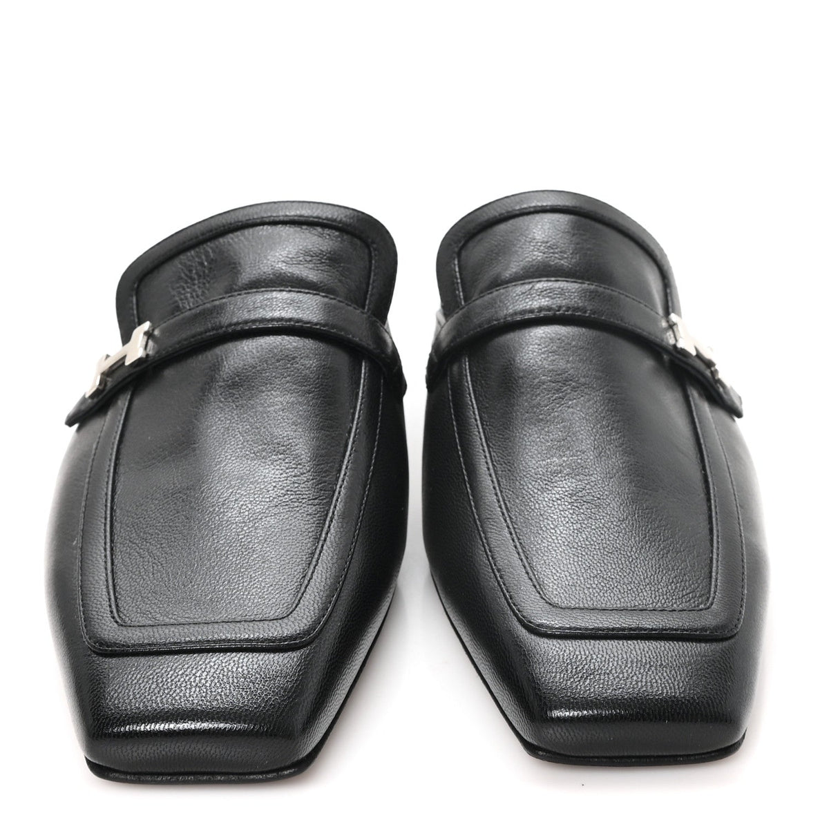 Goatskin Groupie Mules 37 Black wholesalehk.shop