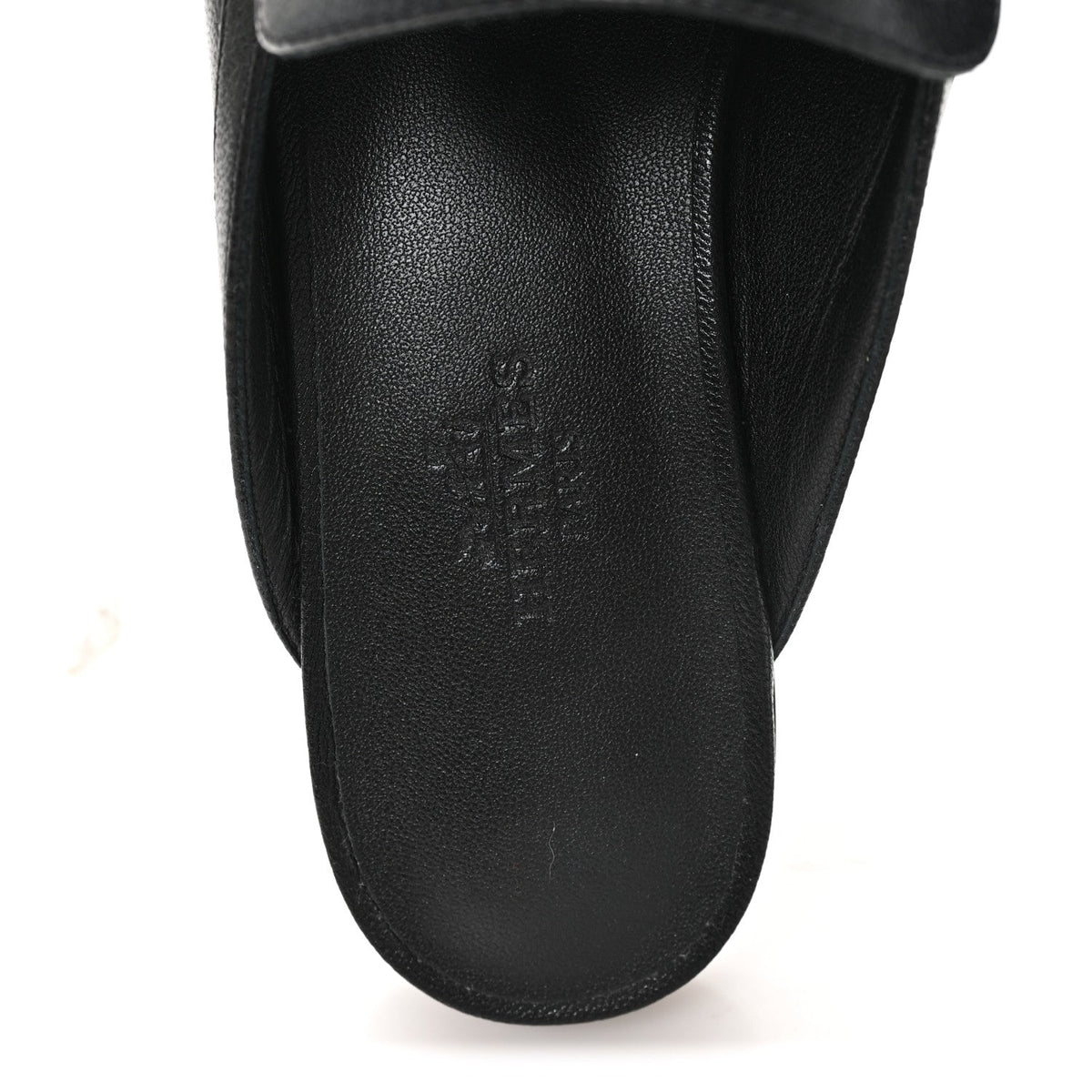 Goatskin Groupie Mules 37 Black wholesalehk.shop