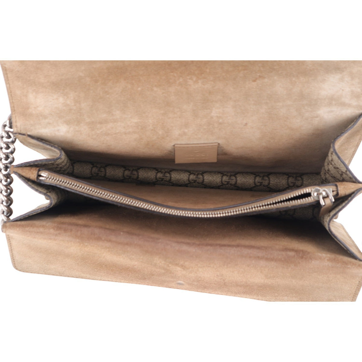 GG Supreme Monogram Small Dionysus Shoulder Bag Taupe wholesalehk.shop