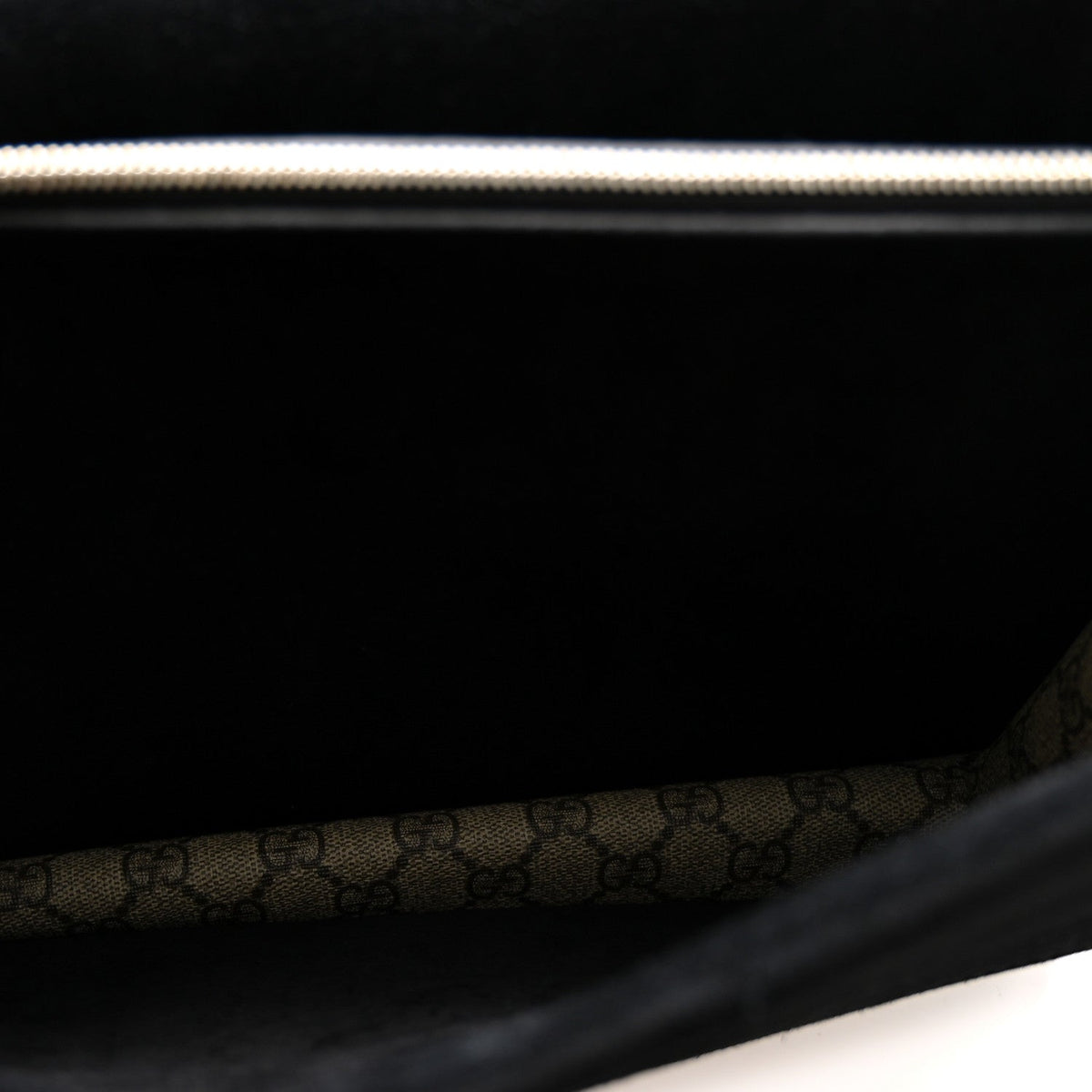 GG Supreme Monogram Medium Dionysus Shoulder Bag Black wholesalehk.shop