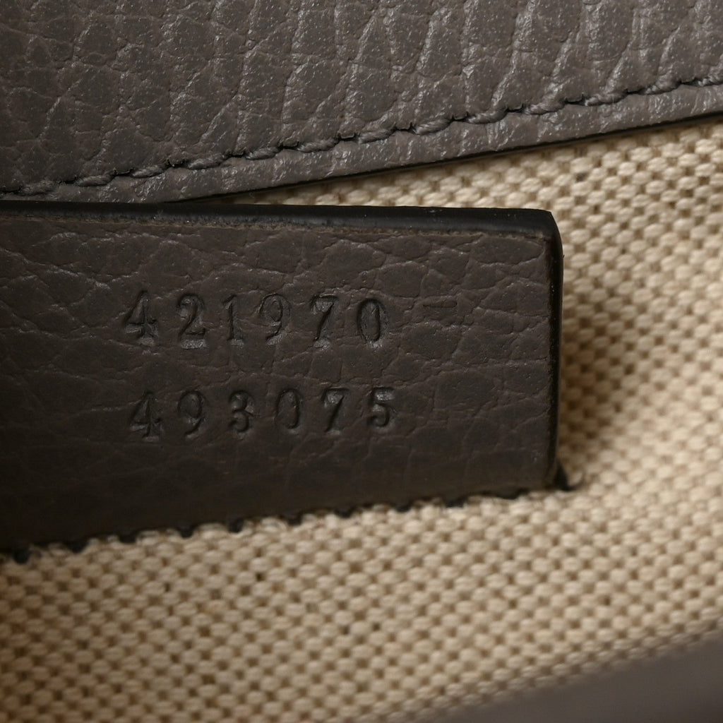 Calfskin Mini Dionysus Shoulder Bag Dusty Grey wholesalehk.shop
