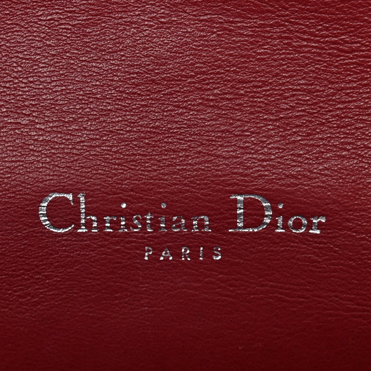 Patent Cannage Lady Dior Clutch Red Red wholesalehk.shop