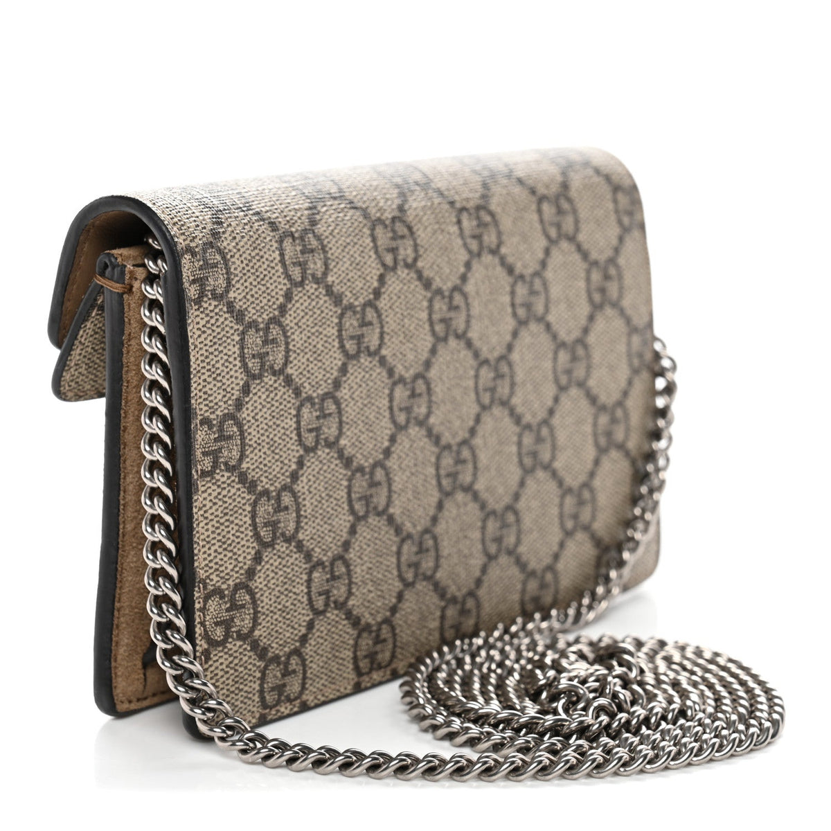 GG Supreme Monogram Super Mini Dionysus Shoulder Bag Taupe wholesalehk.shop