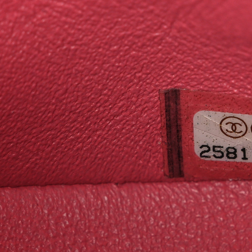 Caviar Quilted Medium Double Flap Pink wholesalehk.shop