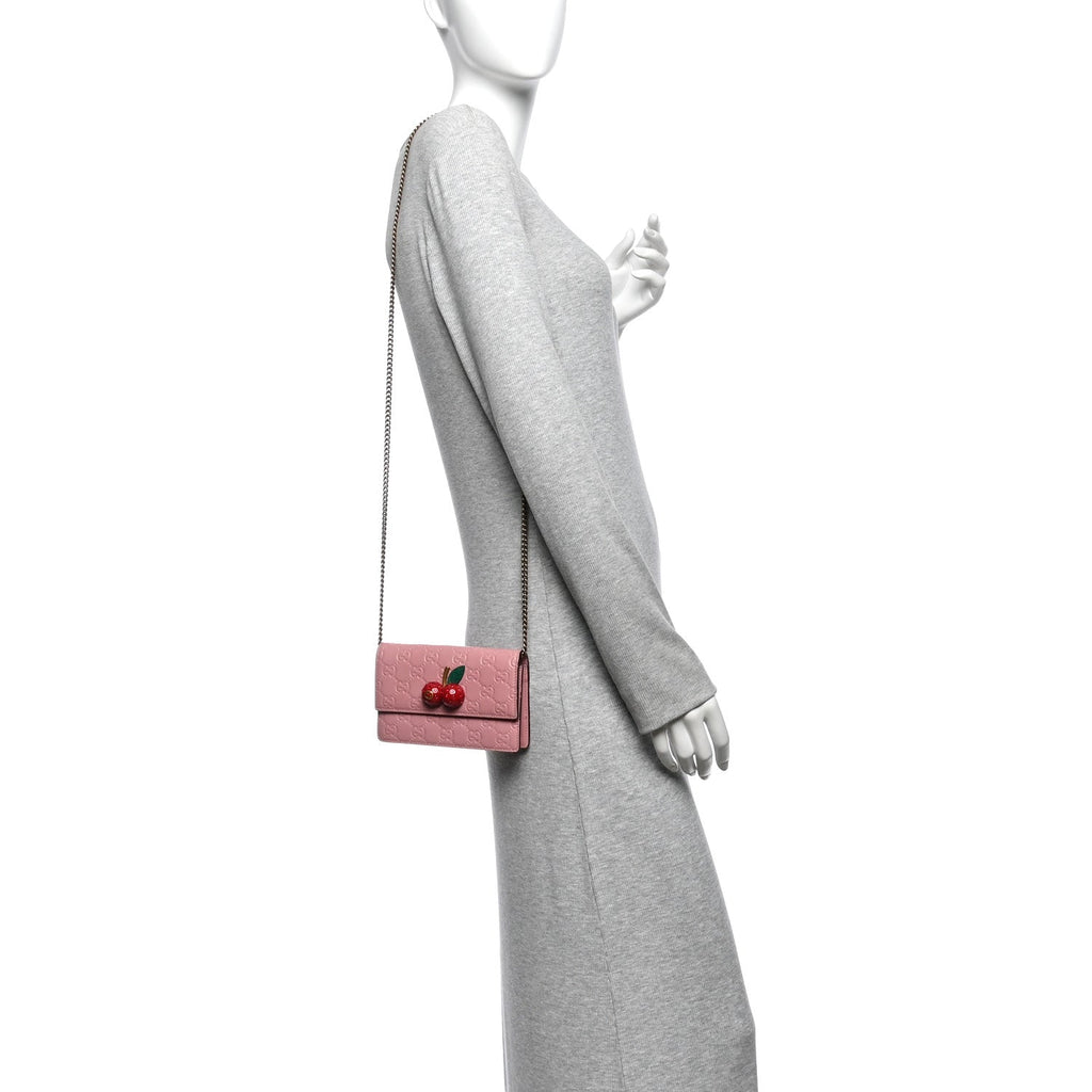 Guccissima Mini Cherry Chain Bag Rose £¨ Direct shipment via from wholesalehk.shop