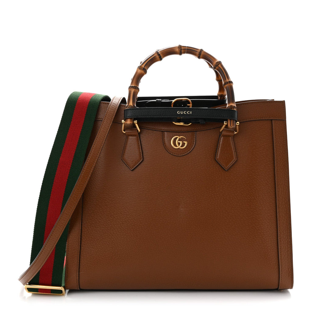Textured Dollar Calfskin Medium Diana Tote Bag Cuir Black wholesalehk.shop