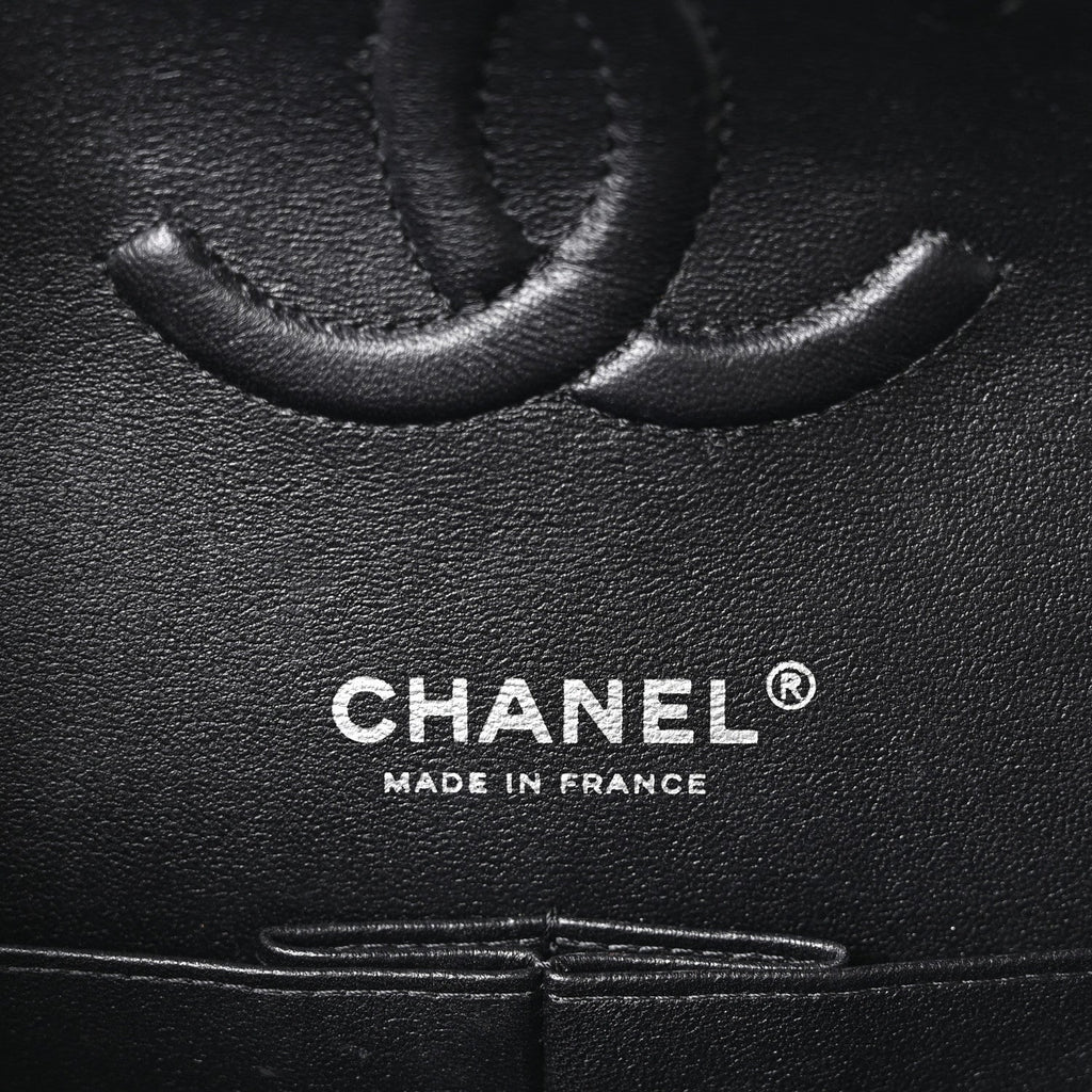 Lambskin Quilted Medium Double Flap So Black wholesalehk.shop