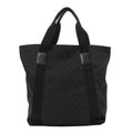 GG Monogram Medium Handle Vertical Tote Black wholesalehk.shop