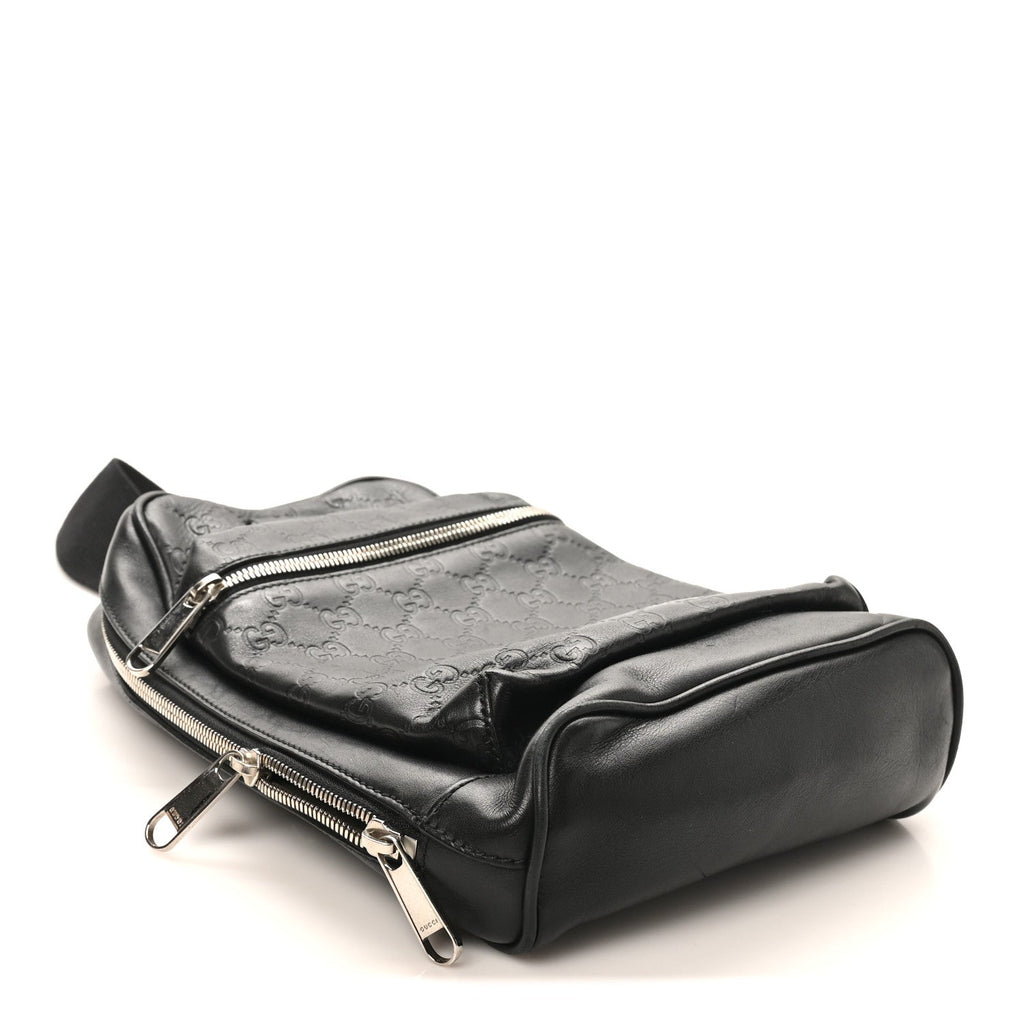 Guccissima Sling Backpack Black £¨ Direct shipment via from wholesalehk.shop