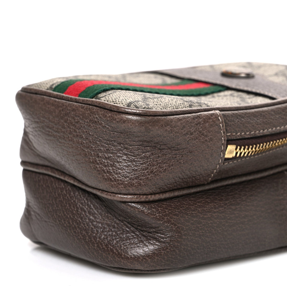 GG Supreme Monogram Web Mini Ophidia Double Zip Crossbody Bag Beige New Acero wholesalehk.shop