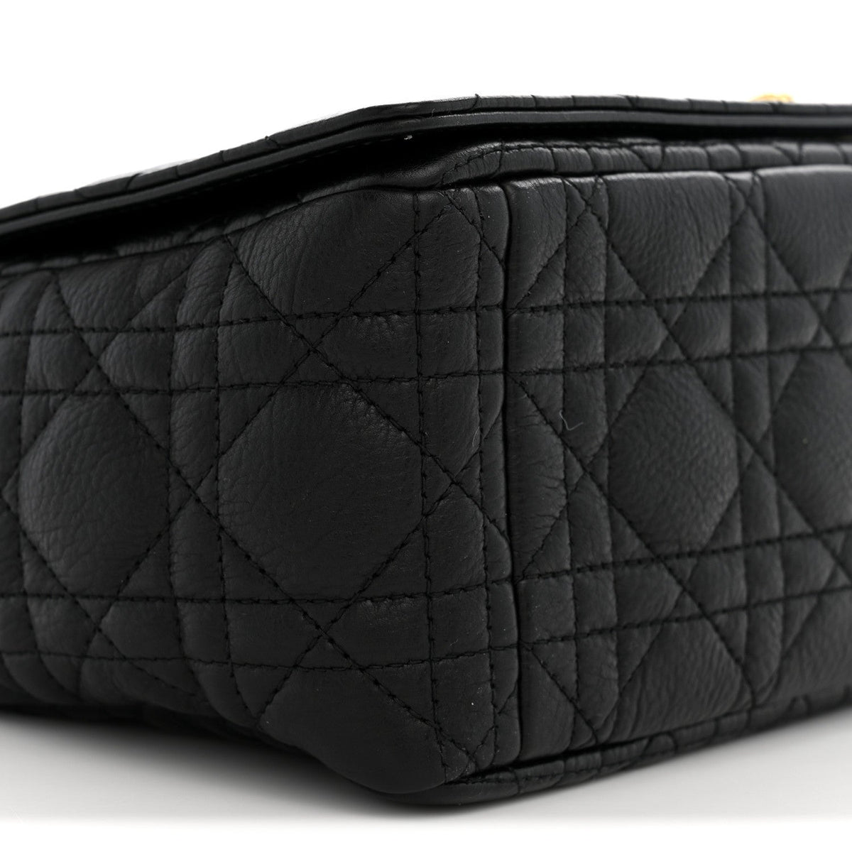 Grained Calfskin Cannage Large Caro Bag Black wholesalehk.shop