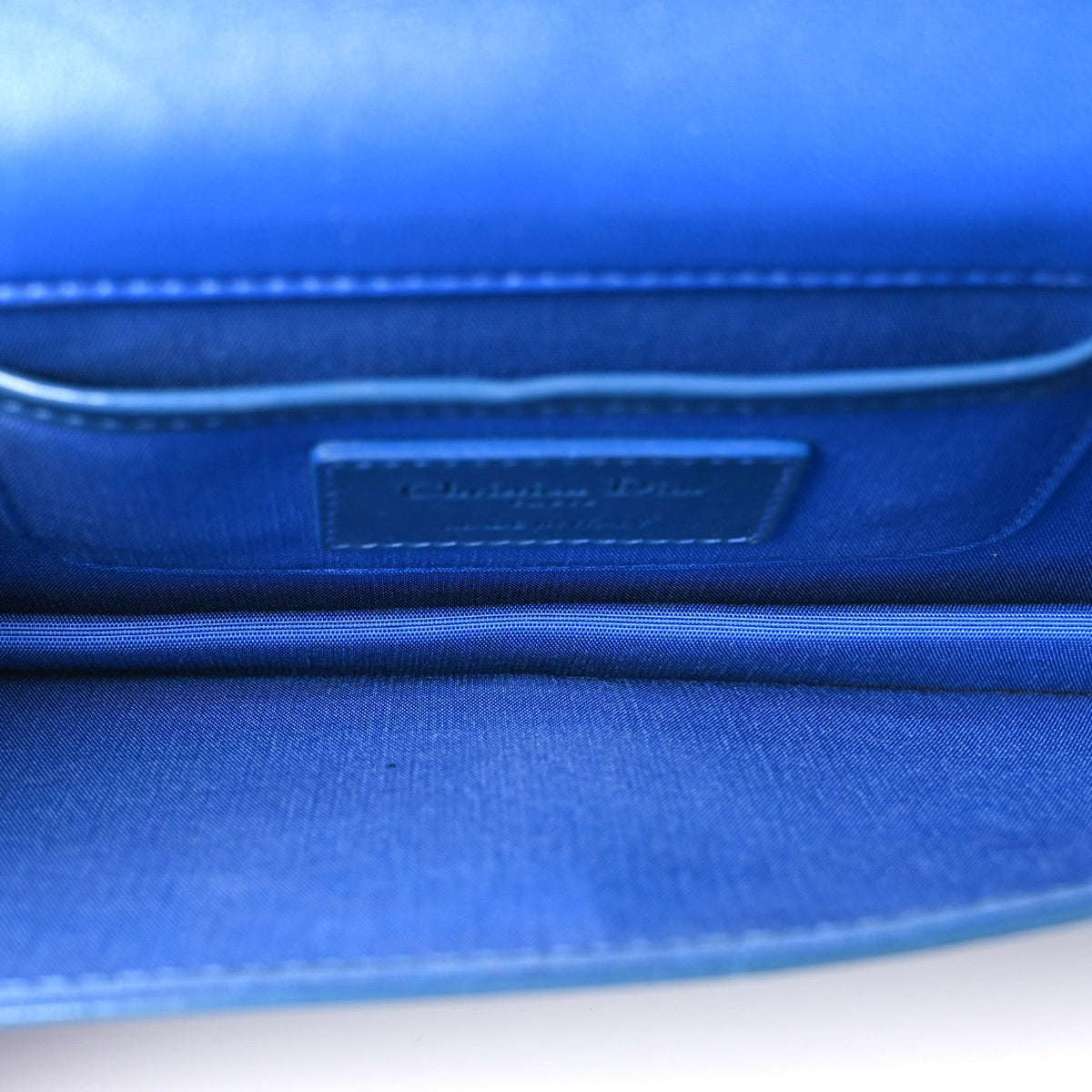 Patent Cannage Lady Dior Convertible Clutch Blue wholesalehk.shop