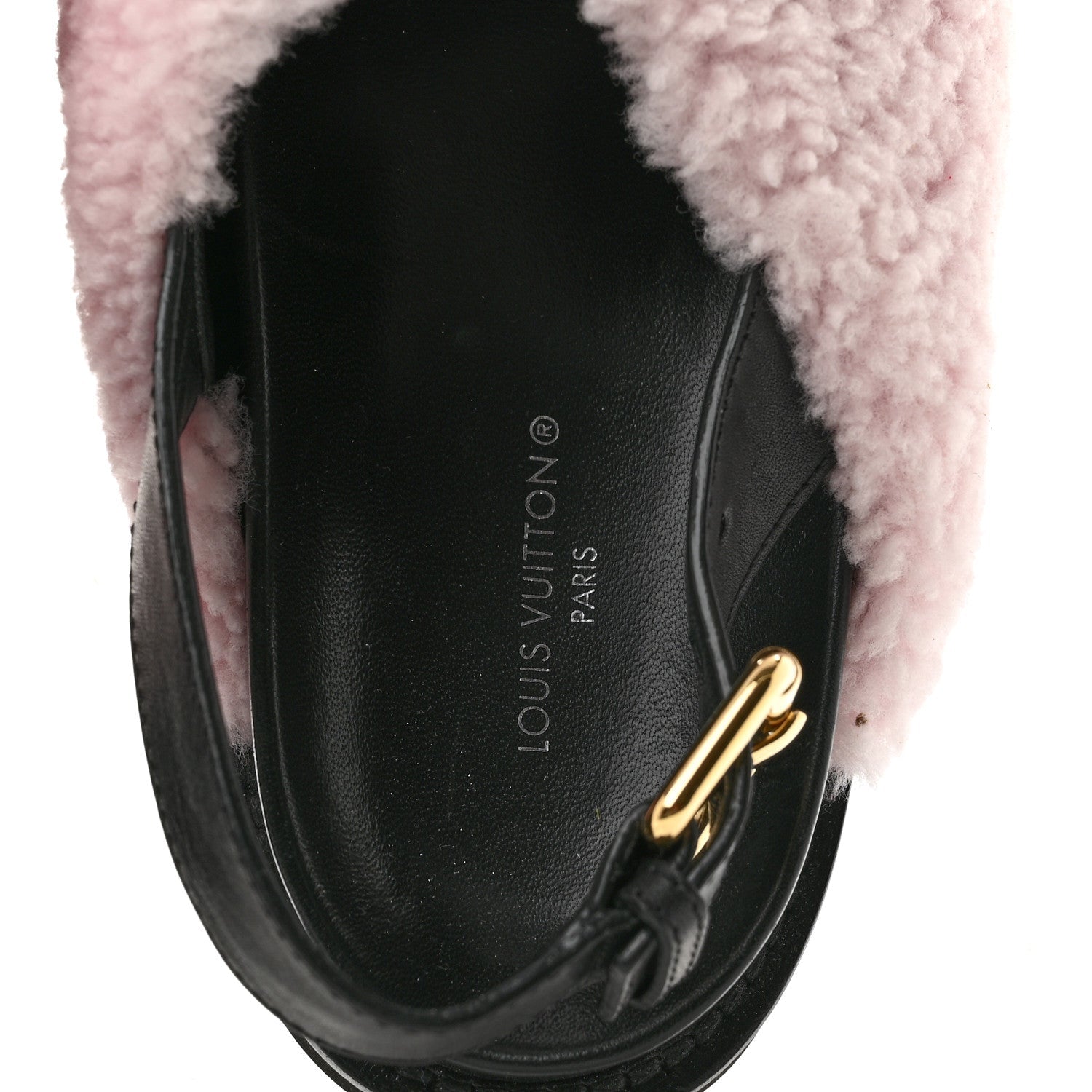 Shearling Calfskin Paseo Flat Comfort Sandal 38 Pink £¨ Direct shipment via from wholesalehk.shop