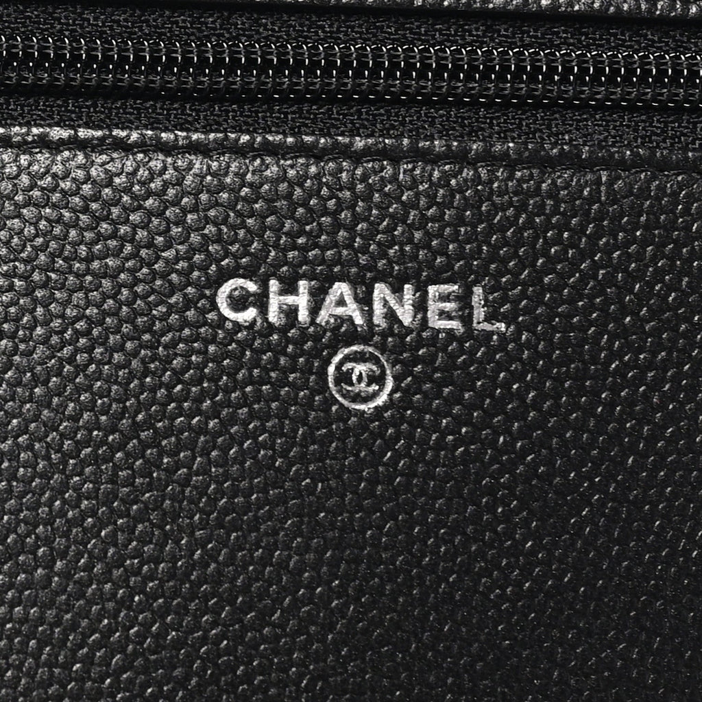 Caviar Quilted Boy Wallet On Chain WOC So Black wholesalehk.shop