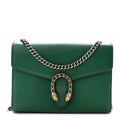 Calfskin Mini Dionysus Chain Wallet Emerald wholesalehk.shop