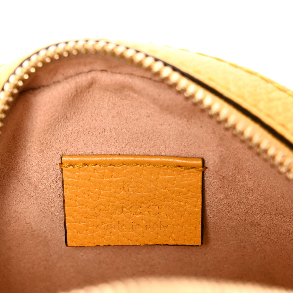GG Supreme Monogram Flora Web Mini Ophidia Round Shoulder Bag Beige Multicolor Crop wholesalehk.shop