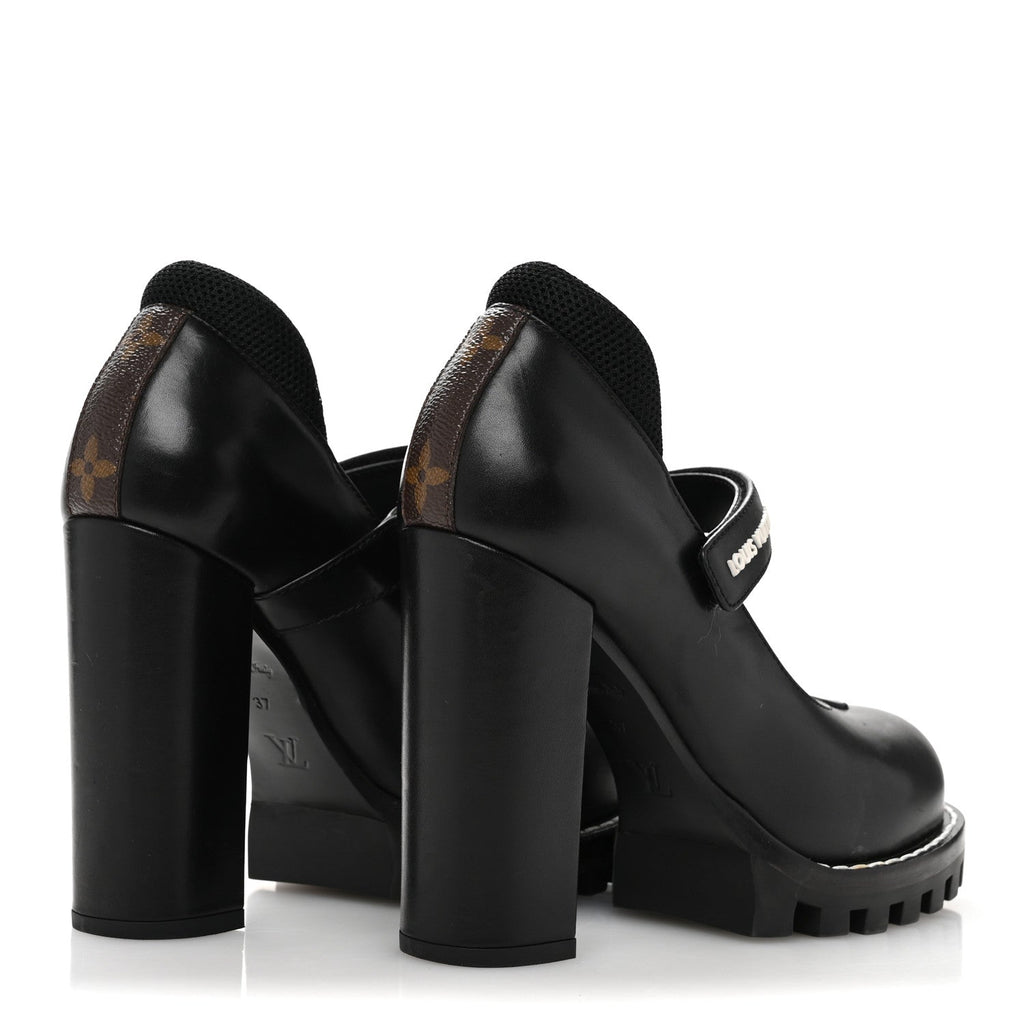 Calfskin Star Trail Ankle Pumps 37 Black £¨ Direct shipment via from wholesalehk.shop