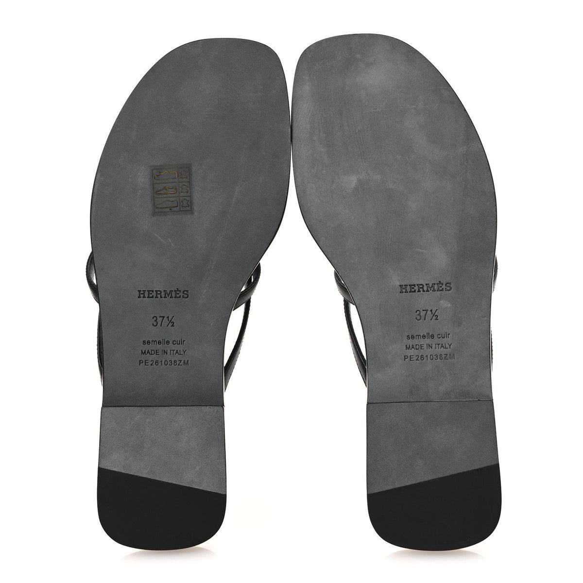 Calfskin Miss Sandals 37.5 Black wholesalehk.shop