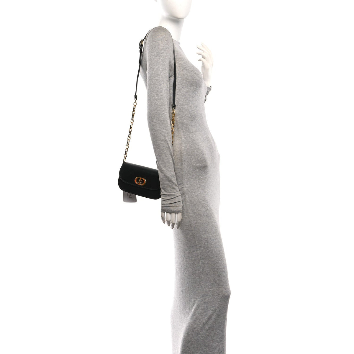 Box Calfskin 30 Montaigne Small Avenue Bag Black wholesalehk.shop
